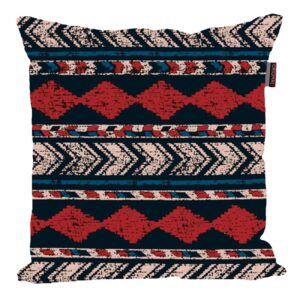 Samt Kissenbezug – Geometrisches Druckdesign (Set von 2)