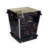 Abfalleimer- und Taschentuchbox-Set – Marmor-Design