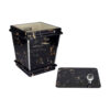 Abfalleimer- und Taschentuchbox-Set – Marmor-Design