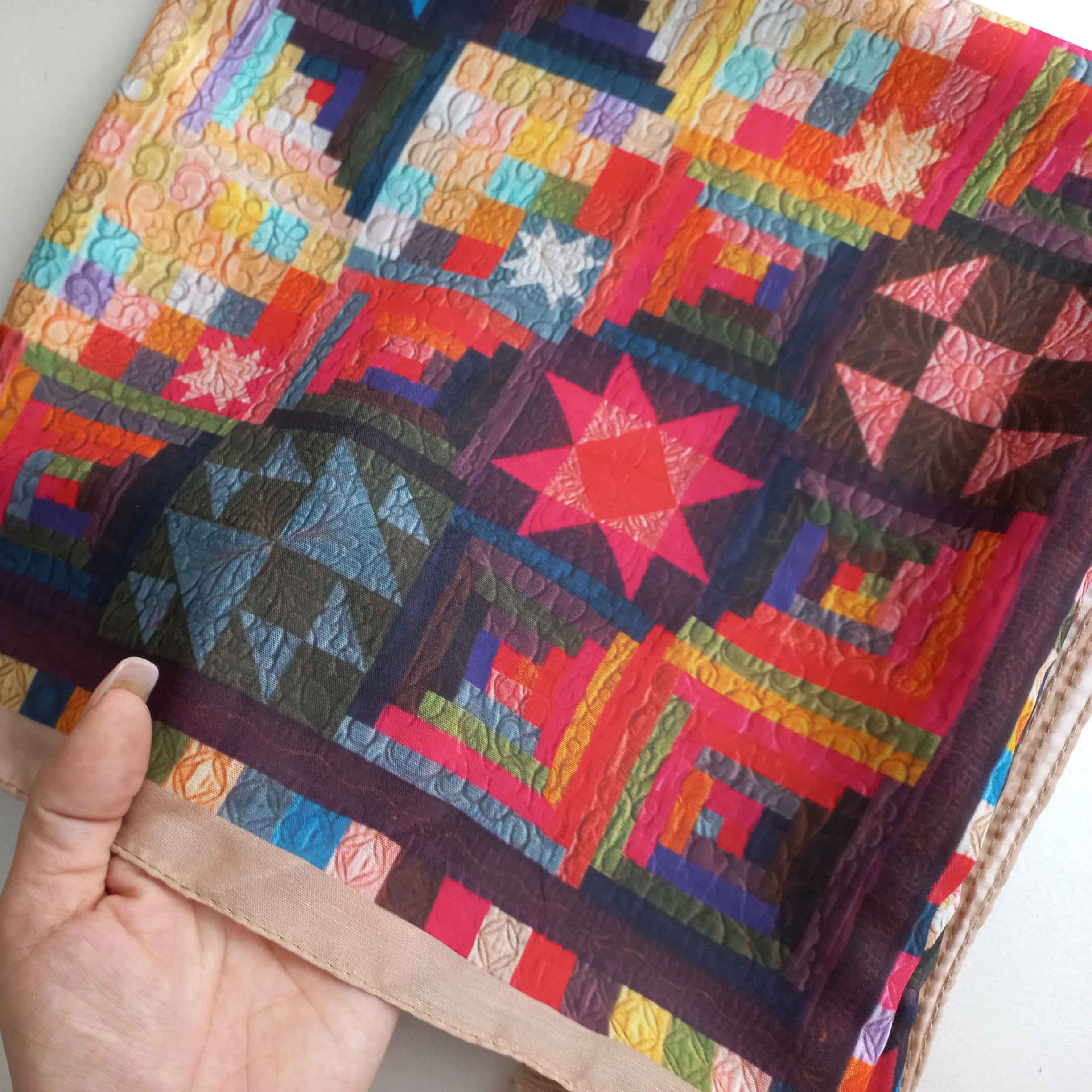 Damen Baumwollschal – Traditionelles Design