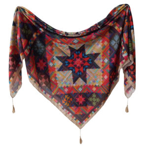 Damen Baumwollschal – Traditionelles Design