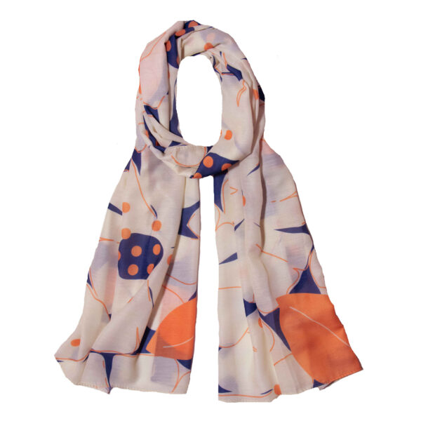 Frauen Schal aus Seide mit Aquarell-Muster