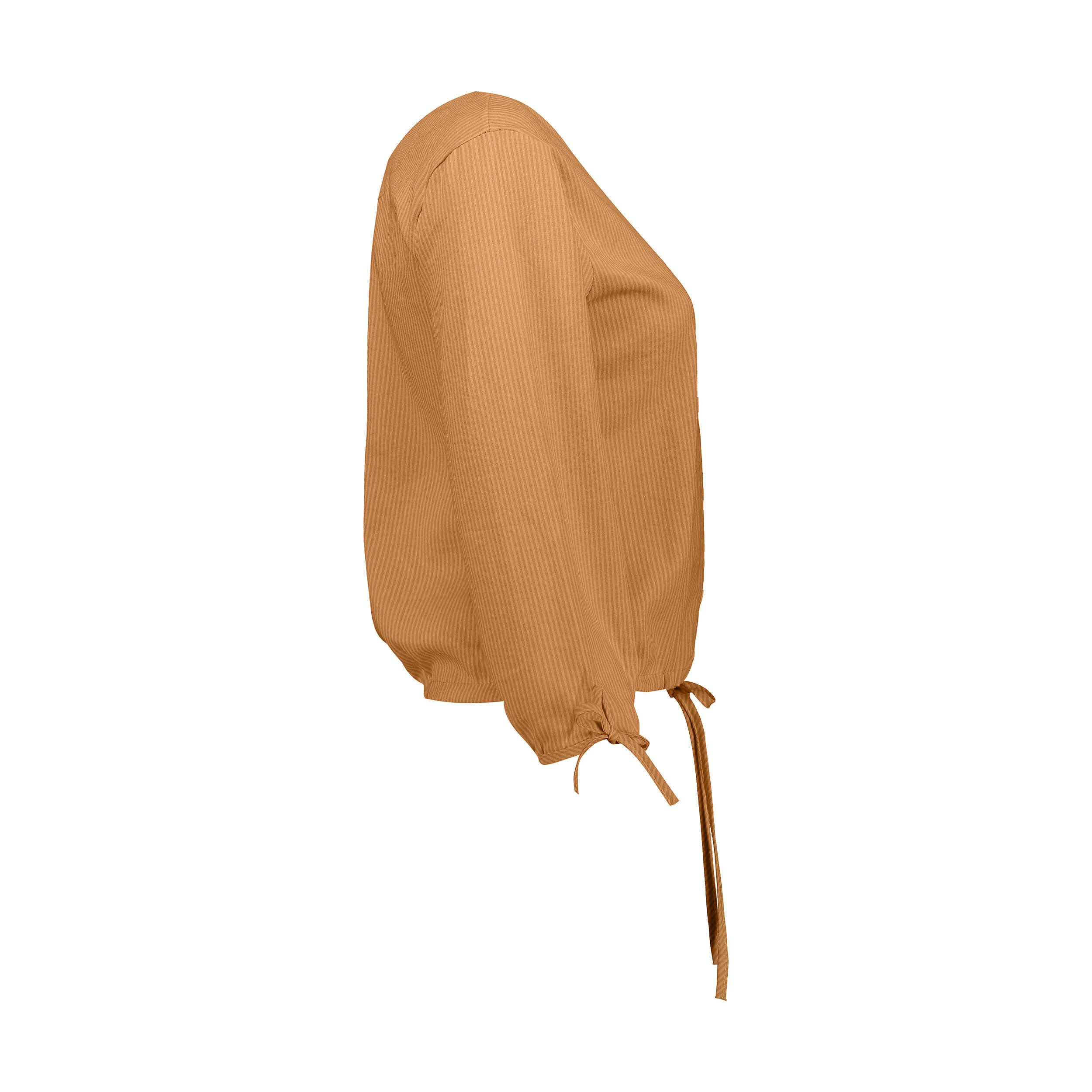 Damenbluse mit Dreiviertelärmeln in Goldrute