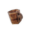 Handgefertigter Holz-Make-up Becher Pinsel Halter im künstlerischen Stil