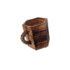 Handgefertigter Holz-Make-up Becher Pinsel Halter im künstlerischen Stil