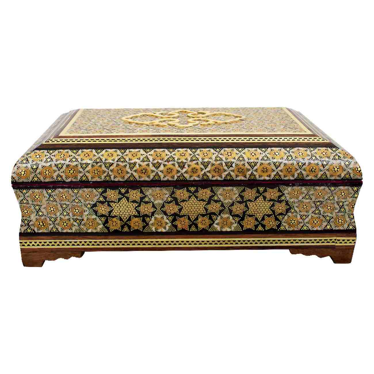 Holz Persische Geschenkbox handgefertigt Khatam Kari