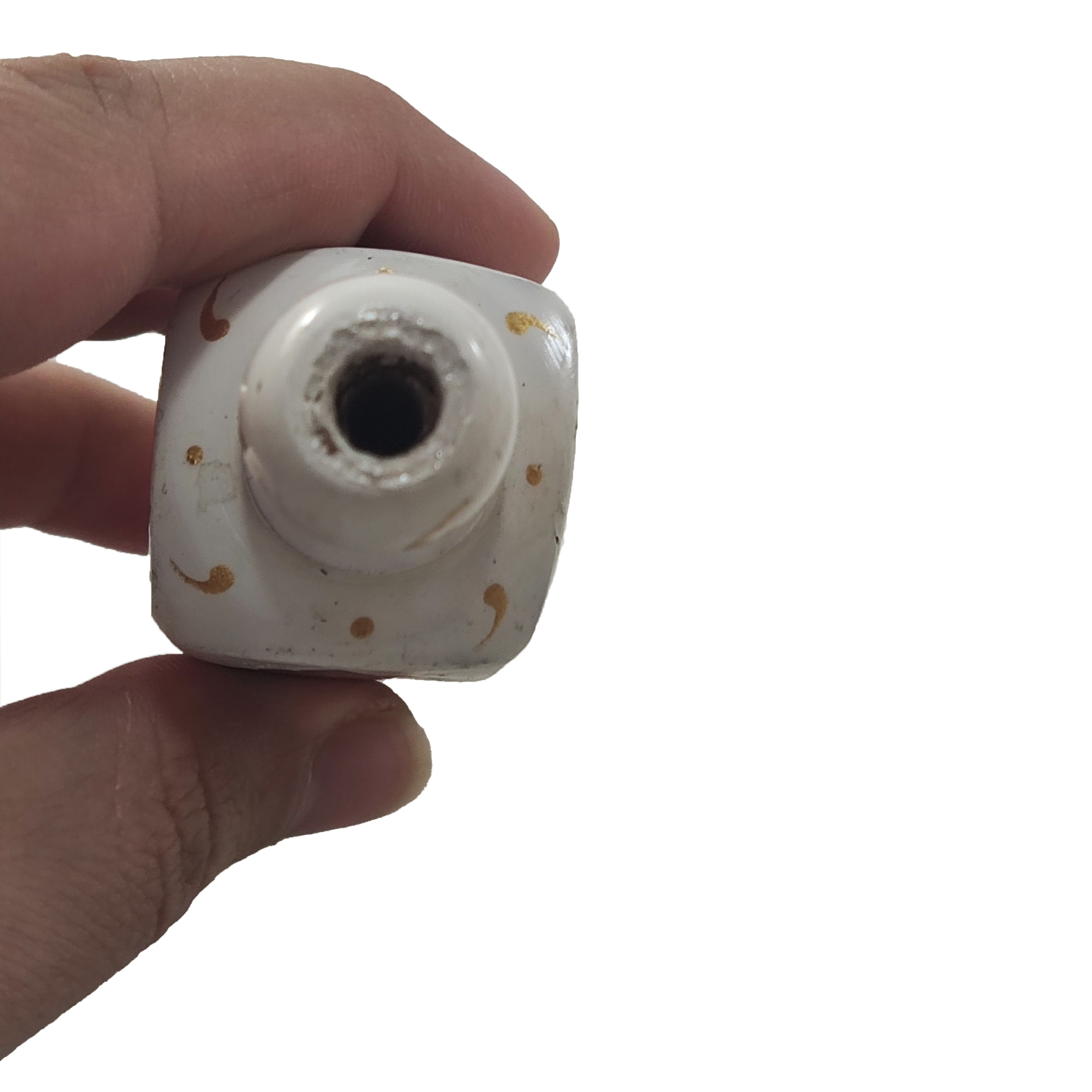 Holzener Persischer Surma Dani Behälter zur Aufbewahrung von Kohl mit Floral Design (x2)