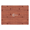 Holz-Teebeutel-Organizer-Box mit 4 Fächern im Tee-Tassen-Design