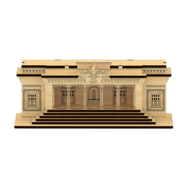 3D-Holzpuzzle – Persischer Feuertempel Modellkit