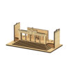 3D-Holzpuzzle – Persischer Feuertempel Modellkit