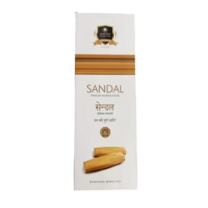 Alaukik Handgemachte Sandelholz Räucherstäbchen – 50 Stäbchen (Packung mit 2)
