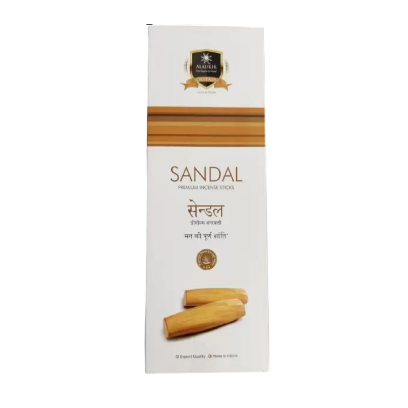 Alaukik Handgemachte Sandelholz Räucherstäbchen - 50 Stäbchen (Packung mit 2)