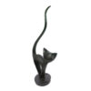 Set aus 3 dekorativen Katzen-Figuren - Verspielte Kätzchen-Skulpturen