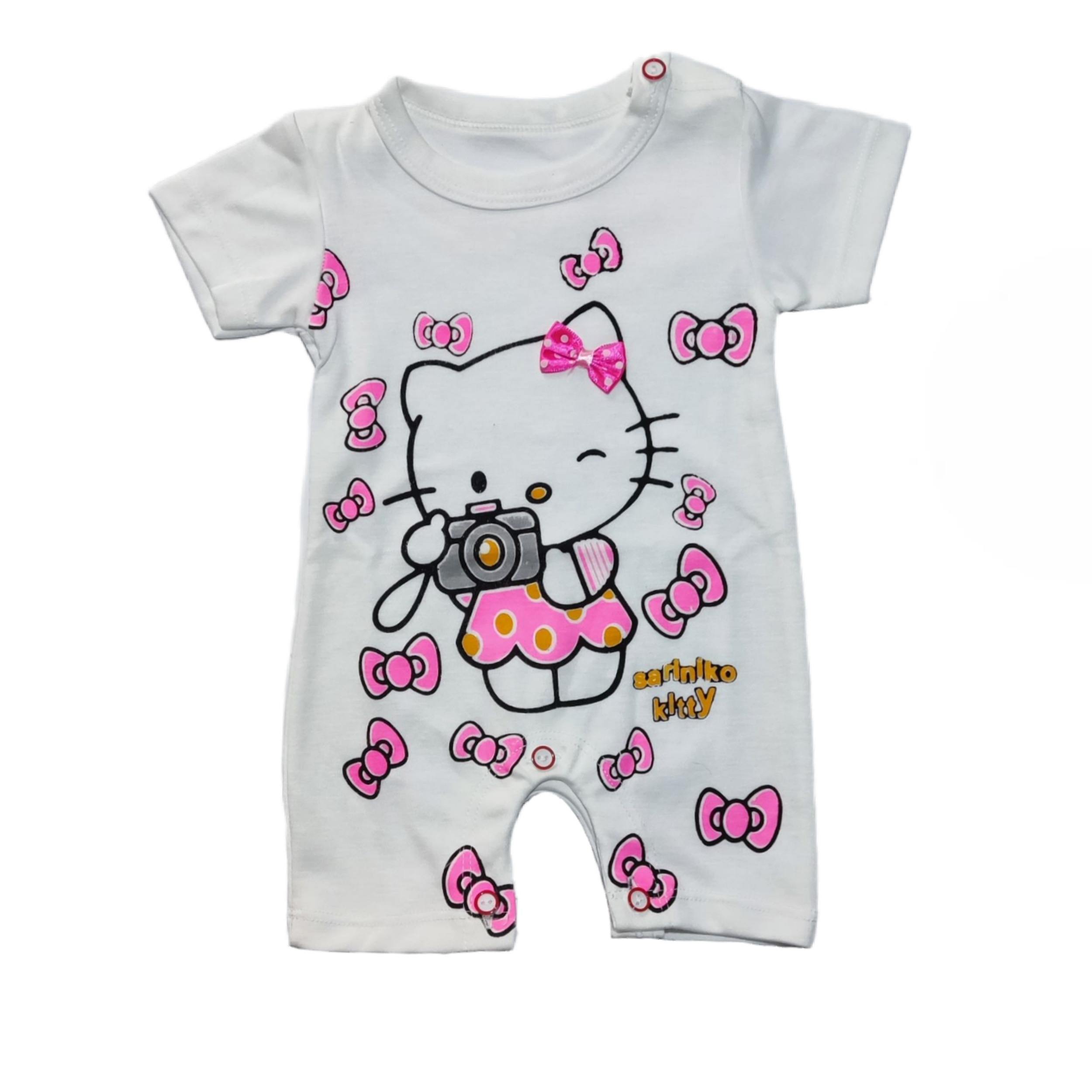 Baby Kurzarm Strampler und Hut Set Modell Hello Kitty