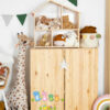 Baby-Wandsticker aus Holz mit Dinosaurier-Design für das Kinderzimmer