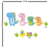 Baby-Wandsticker aus Holz mit Dinosaurier-Design für das Kinderzimmer
