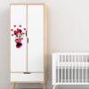 Baby-Wandsticker aus Holz Modell Minnie Maus