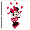 Baby-Wandsticker aus Holz Modell Minnie Maus