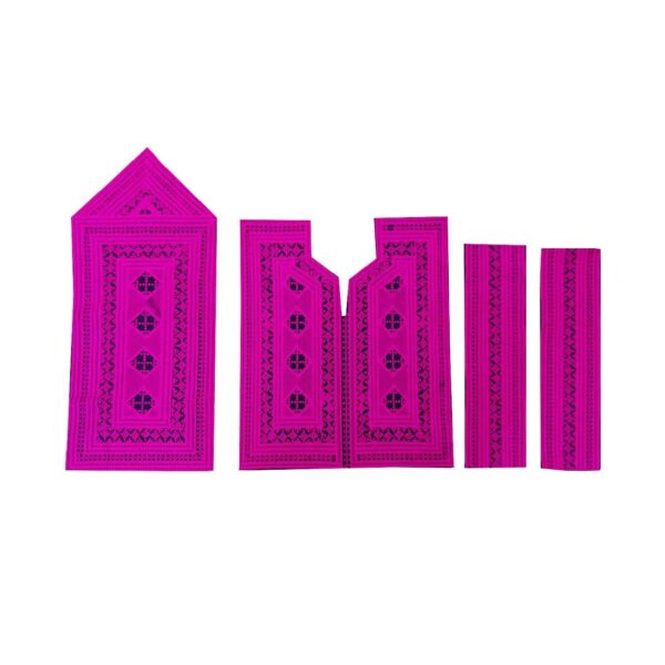 Handgefertigtes Balochi besticktes Kleidungsstück Set aus 4