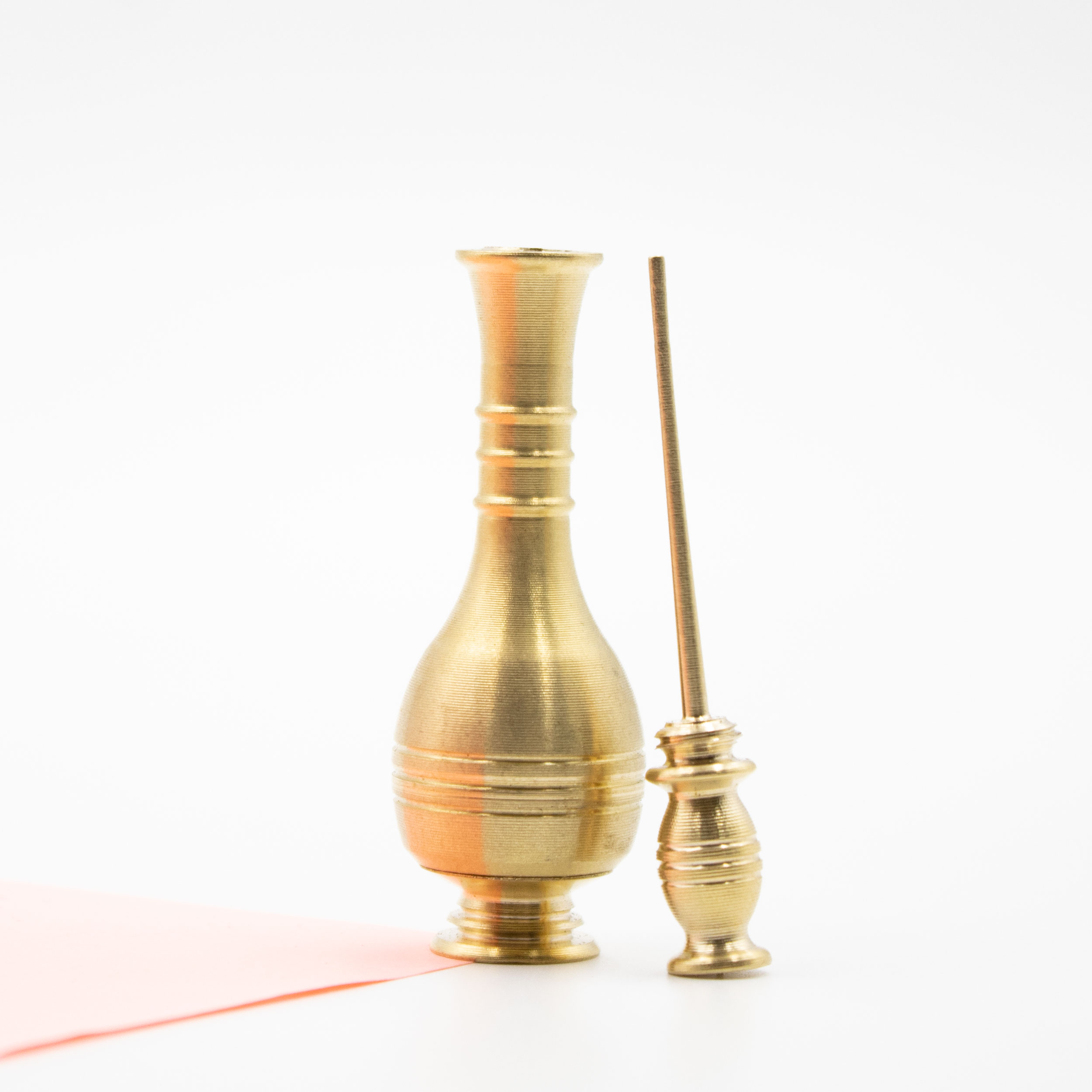 Messing Surma Dani Behälter zur Aufbewahrung von Kohl Mehrak (x2)