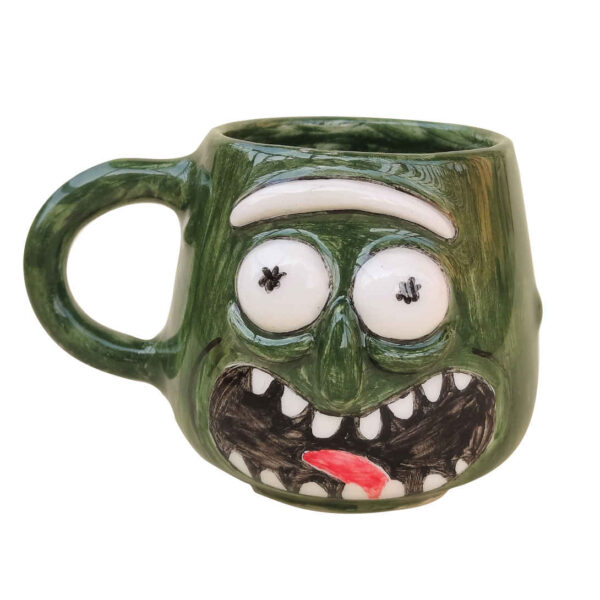 Fantasie Keramik-Kaffeetasse - Rick und Morty Design