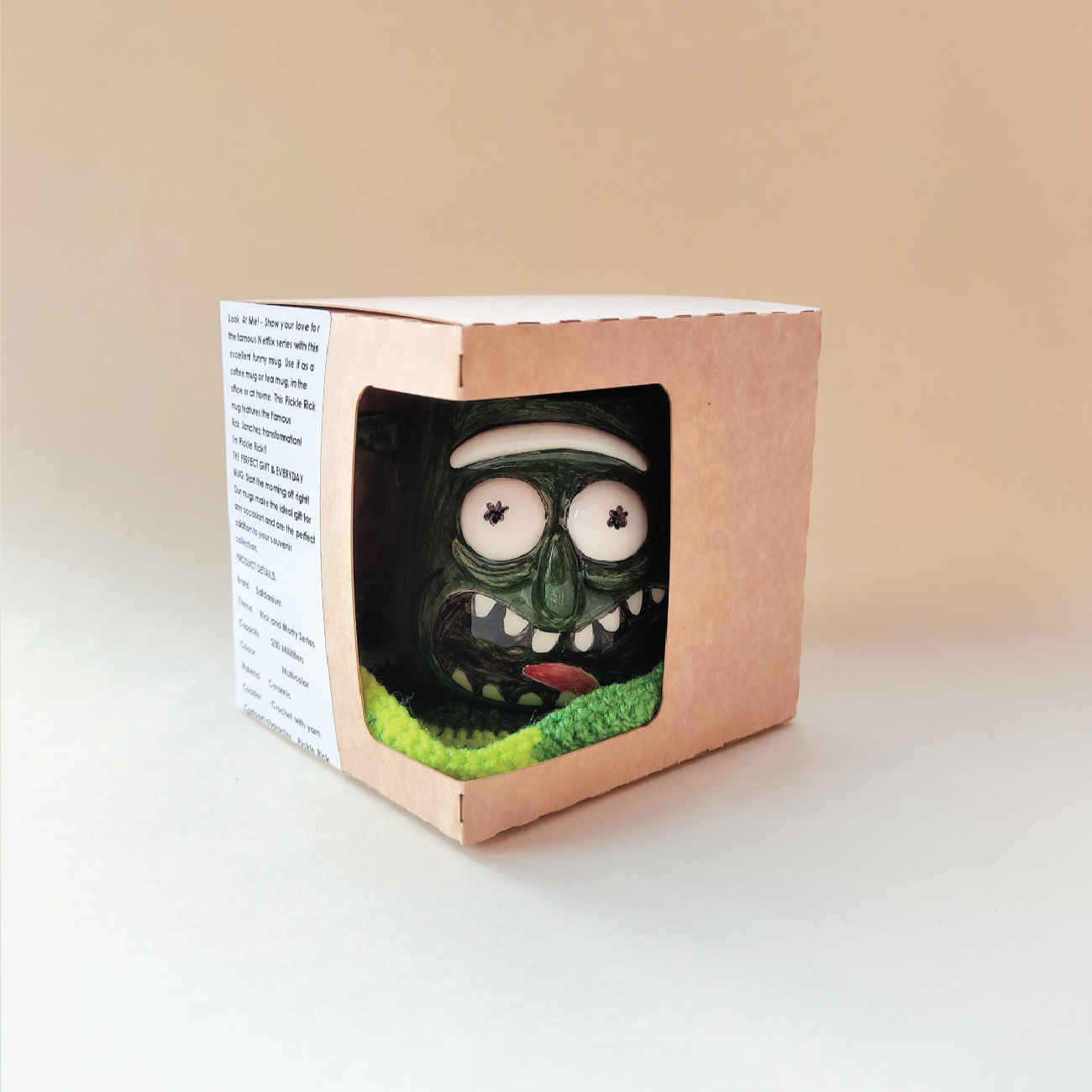 Fantasie Keramik-Kaffeetasse – Rick und Morty Design