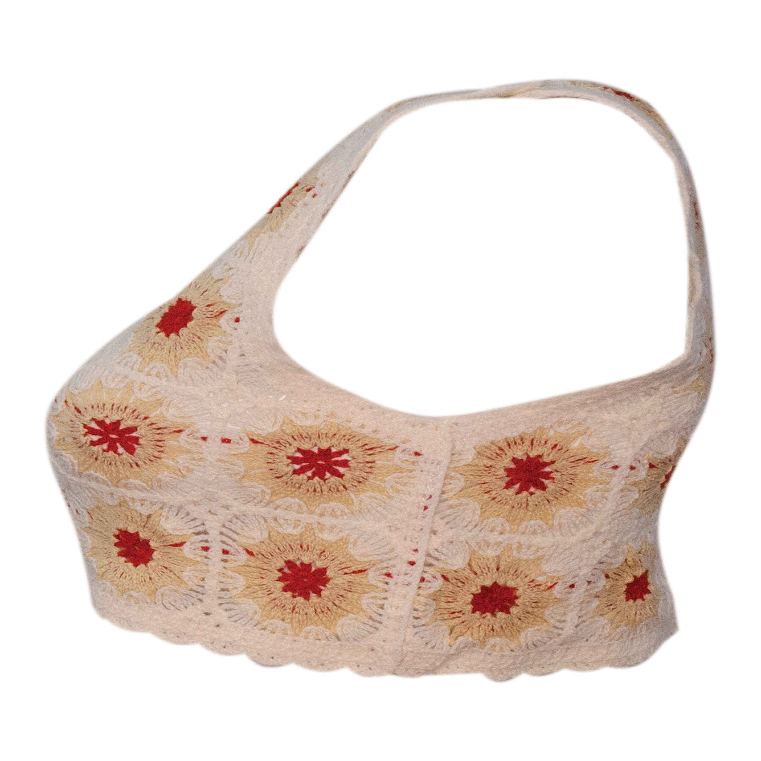 Häkeltop für Damen mit ethnischem Design