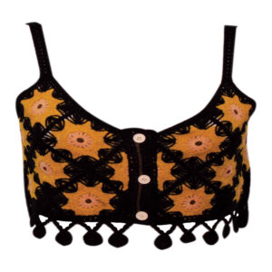 Häkeltop für Damen mit ethnischem Design Modell Floral