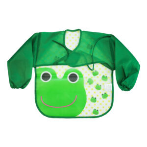 Süßes Baby Lätzchen mit Ärmeln Modell Frosch