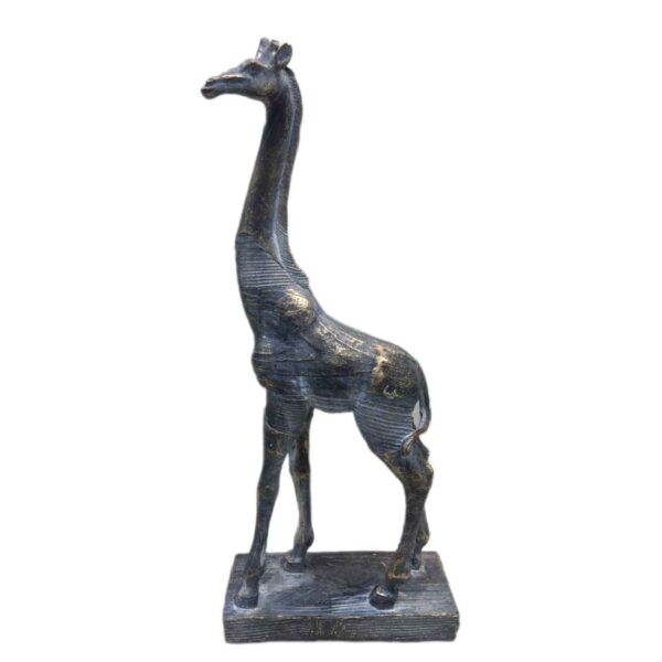 Dekorative hohe Giraffen-Figur - Anmutige Wildtier-Kunst