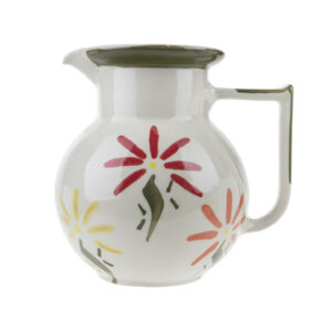 Dekorativer Keramikkrug mit Blumenmotiven Modell Shabnam
