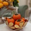 Servier Metall-Schale im Blumenmuster Modell Borna