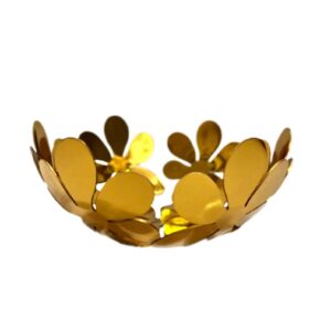 Servier Metall-Schale im Blumenmuster Modell Borna