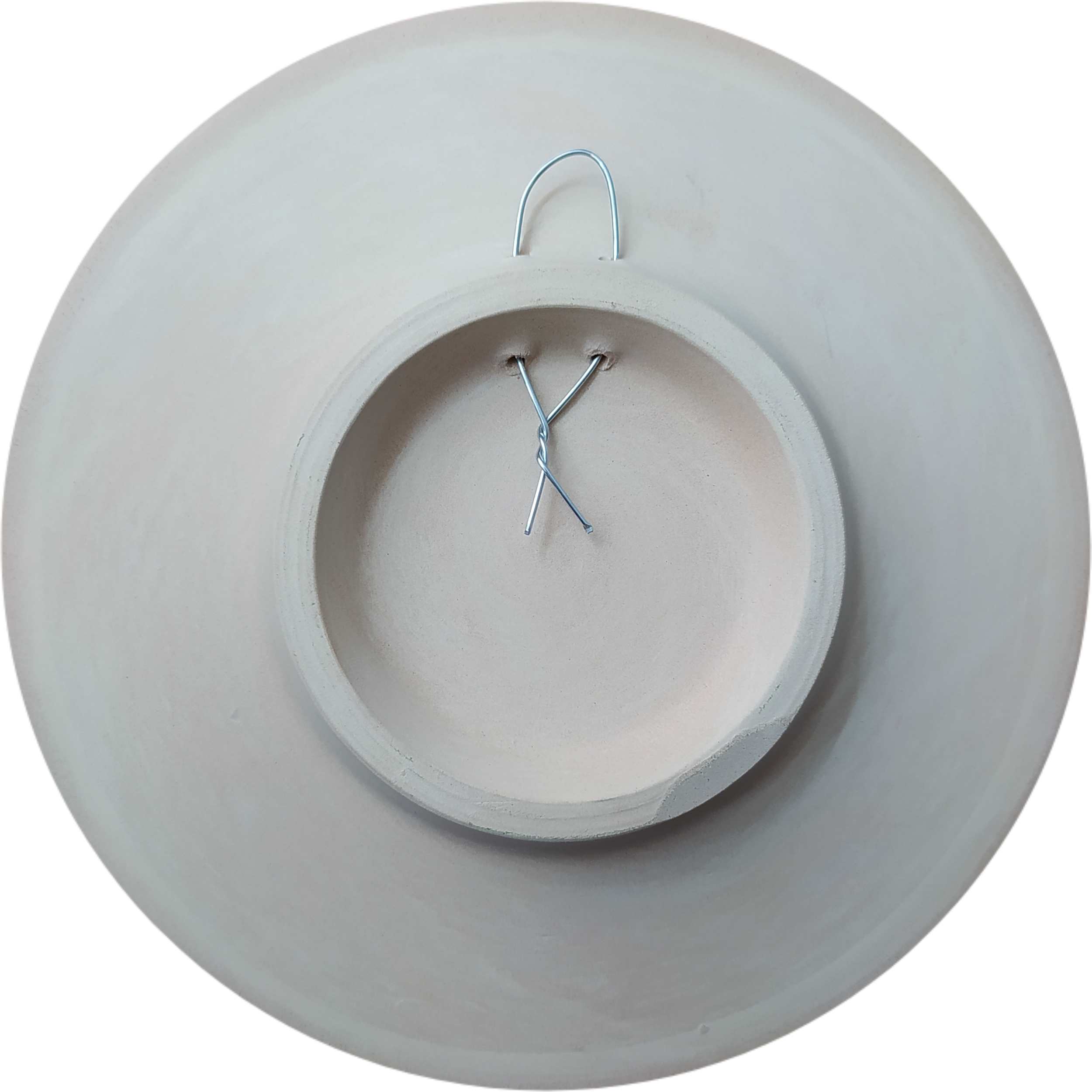 Dekorativer Keramikteller für Tisch- und Wanddekoration mit persischem Khatoon Design