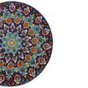 Dekorativer Keramikteller mit persischer Minakari Emaille Eleganz handgefertigt