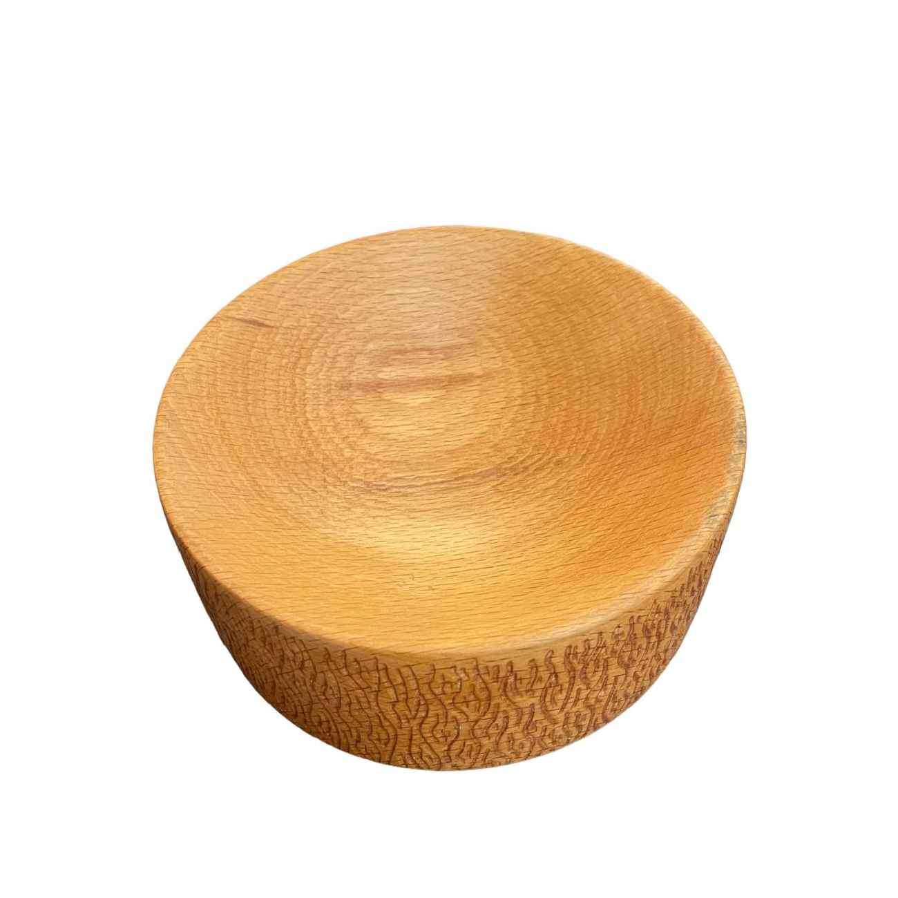 Dekorative Holz-Schale Handgefertigt im Rustikalen Stil Modell Fariba