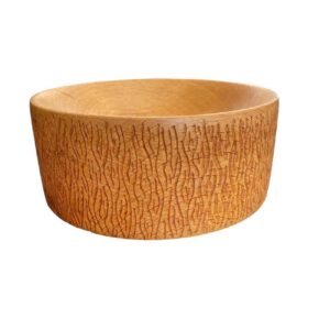 Dekorative Holz-Schale Handgefertigt im Rustikalen Stil Modell Fariba