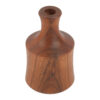 Rustikale & minimalistische dekorative Knospenvase aus massivem Naturholz – 2er-Set