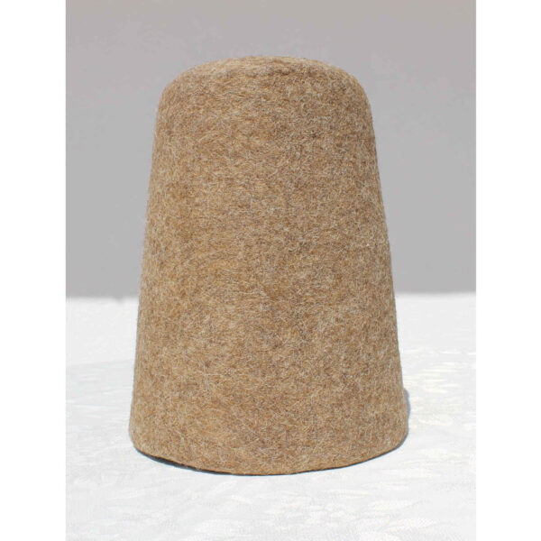 Handgefertigter iranischer Derwisch-Hut 100% Wolle für Sufi-Drehung