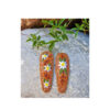 Besticktes Snap-Haarspangen-Set mit Blumen-Design Handgewebt
