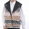 Bestickte Damenweste mit Patchwork-Design