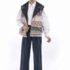 Bestickte Damenweste mit Patchwork-Design