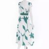Kleid mit Gürtel für Damen mit floralem Design