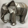Geometrische Elefanten-Figur Tier-Skulptur für Kunsthandwerk
