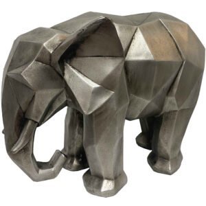 Geometrische Elefanten-Figur Tier-Skulptur für Kunsthandwerk