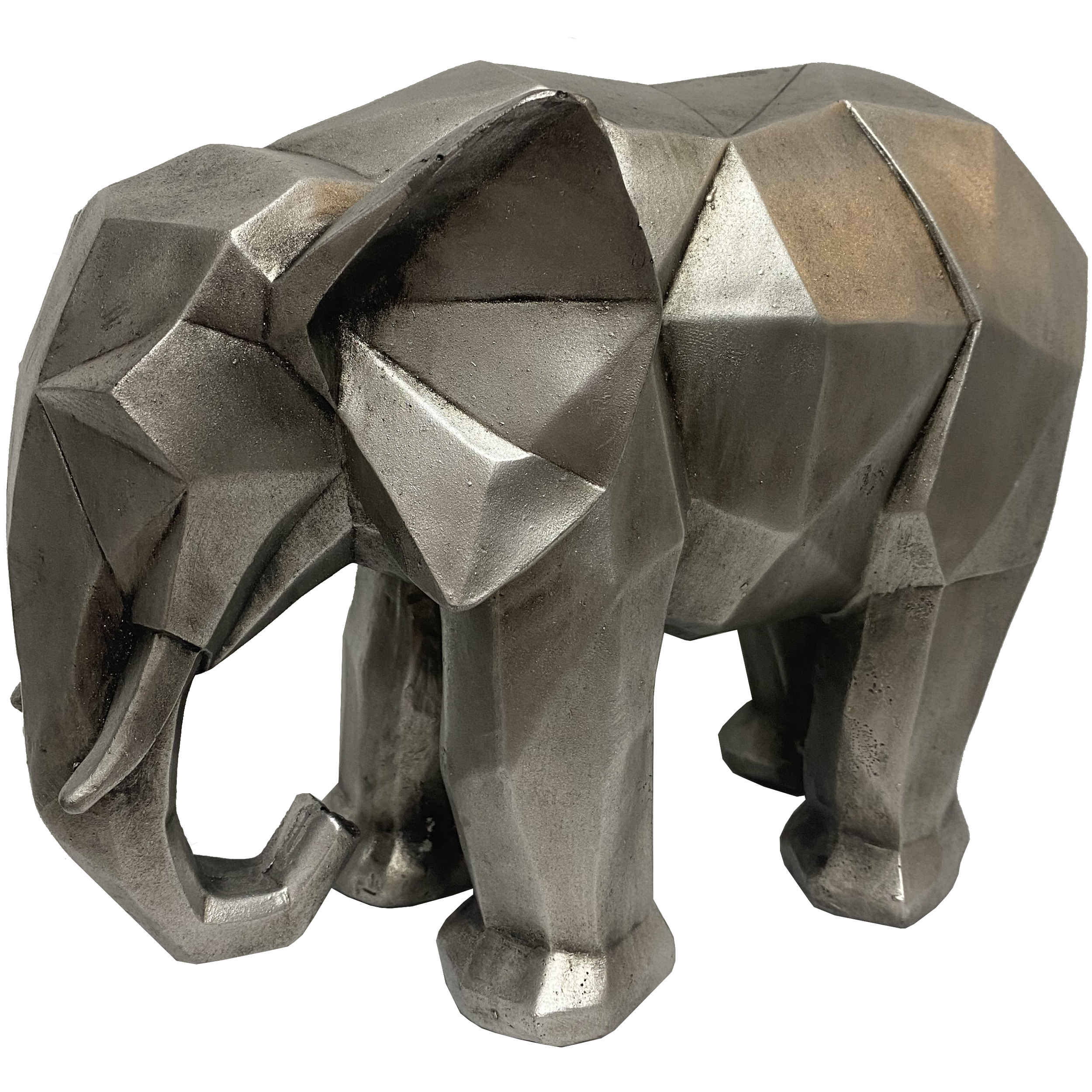 Geometrische Elefanten-Figur Tier-Skulptur für Kunsthandwerk