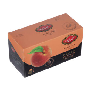 Golestan Pfirsich Aromatisierter Schwarzer Tee Packung mit 25 (x5)