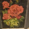 Handgeknüpfter persischer Bildteppich aus Tabriz, der eine Rosenblume darstellt