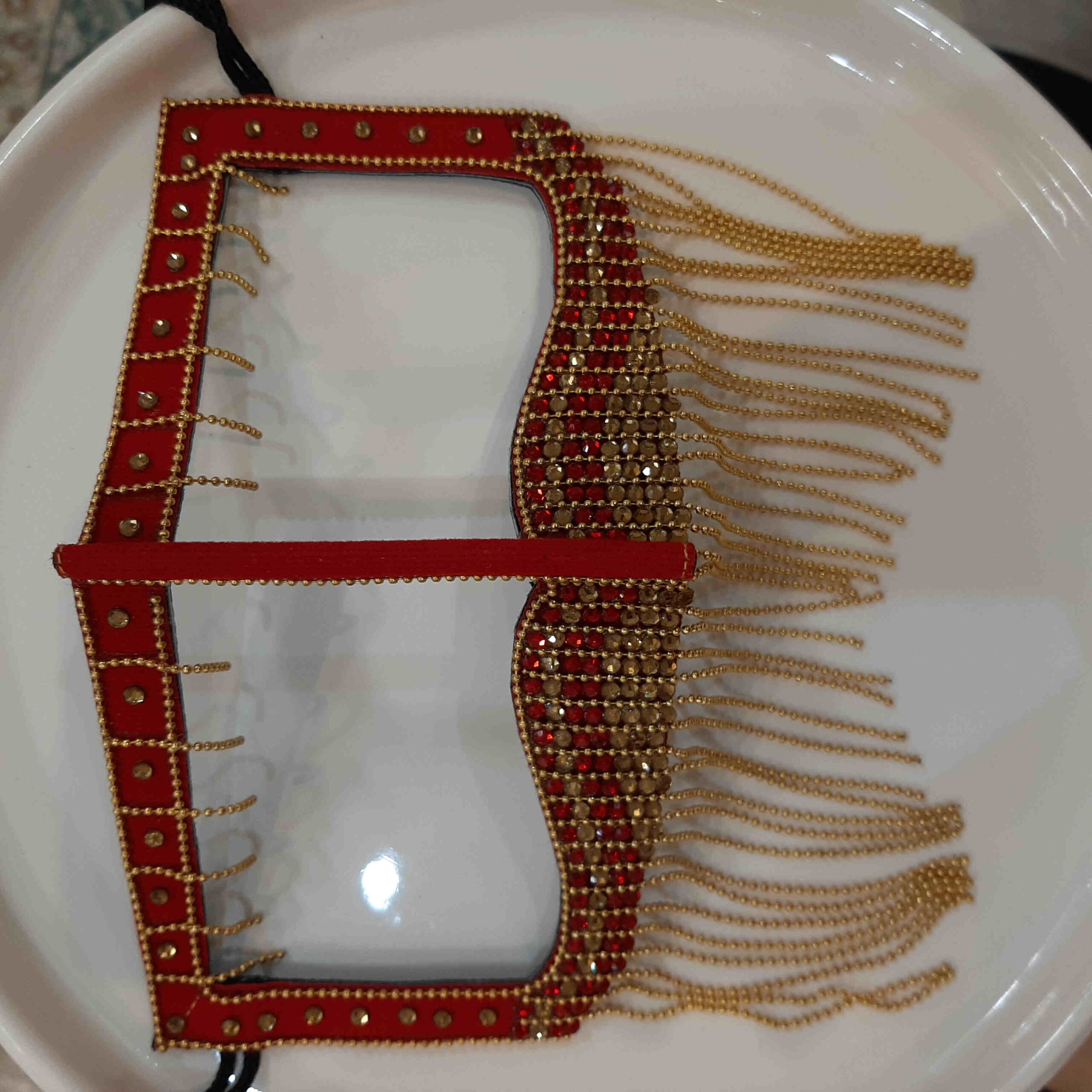 Handgefertigte Strass-Omani Burka – Golf-Burqa