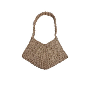 Handgewebte Hanf-Häkel-Tote Tasche für Frauen